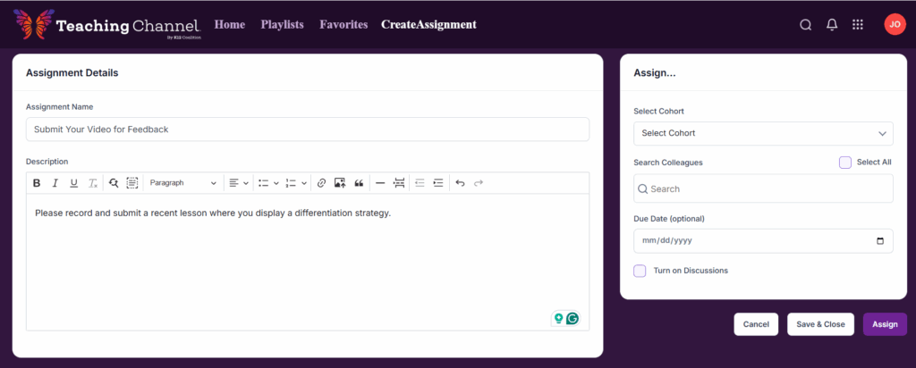 Empower 3.0 Assignment Maker